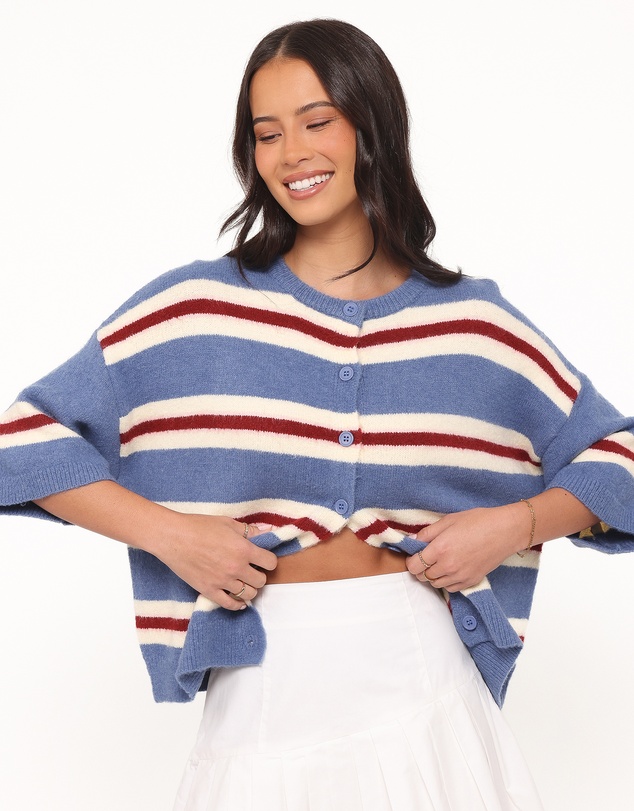Petal & Pup - Lilith Knit Top - Blue Stripe