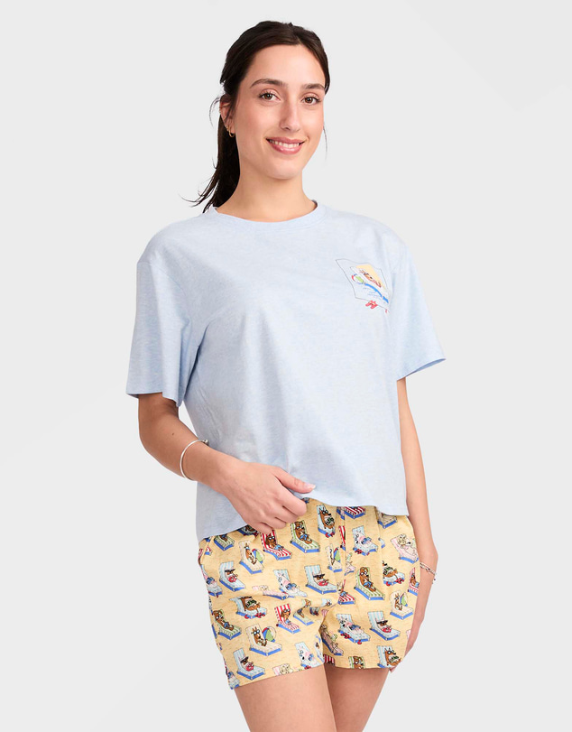 Mitch Dowd - Mitchdowd Doggy Loungin Cotton Pyjama Set
