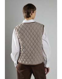 Glamorous - Quilted Front Tie Gilet