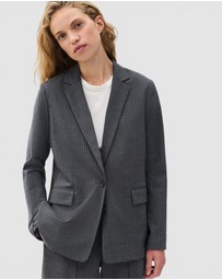 rag & bone - Jennifer Striped Combo Blazer