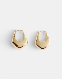 & Other Stories - Angular Bell Hoop Earrings