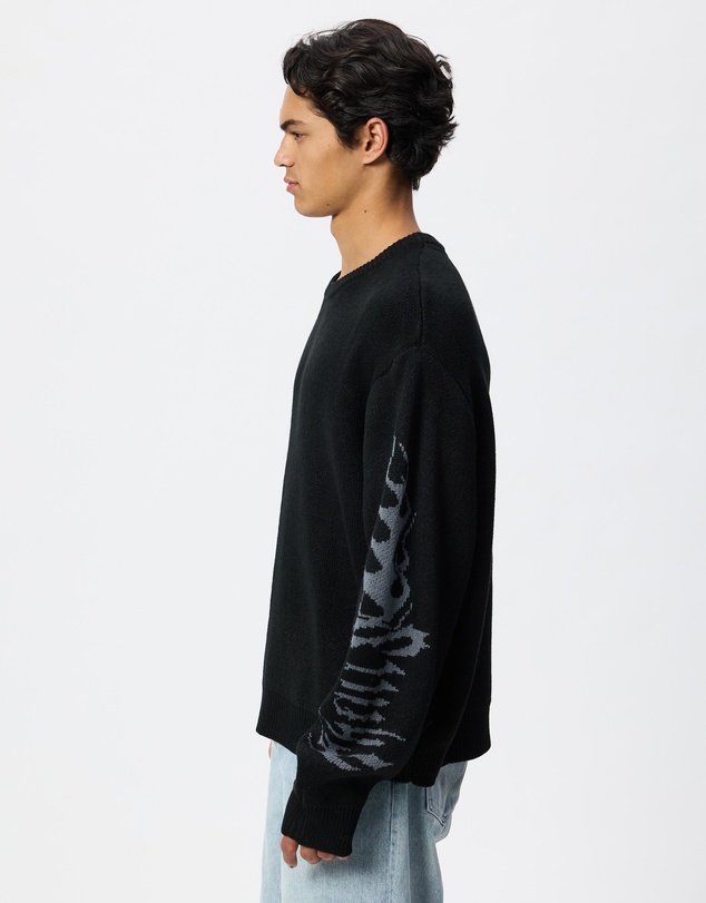 Thrills - Night Petal Box Fit Crew Cropped Knit