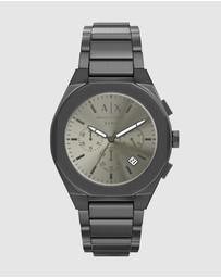 Armani Exchange - Gun-Metal Chronograph Watch