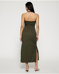 Lover - Tianah Tuck Detail Midi Dress