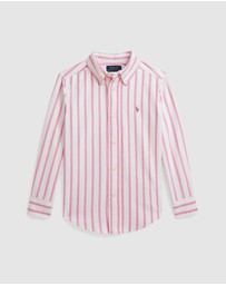 Polo Ralph Lauren - Polo Bear Cotton Oxford Shirt - ICONIC EXCLUSIVE - Kids
