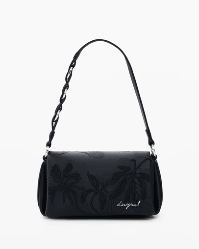 Desigual - Small bag with floral embossing