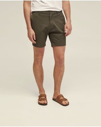 Oxford - Tom Cotton Stretch Shorts