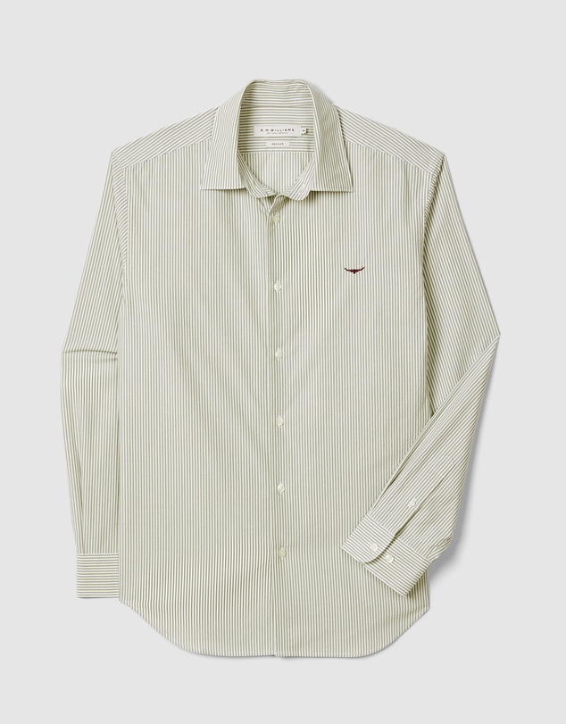 R.M.Williams - Sommers Poplin Stripe Shirt