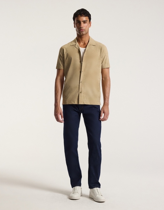 Calibre - Performance Cuban Collar Shirt Putty