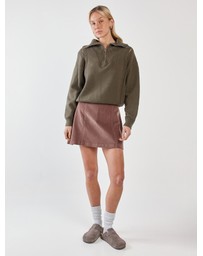 Sass - Parco Cord Mini Skirt