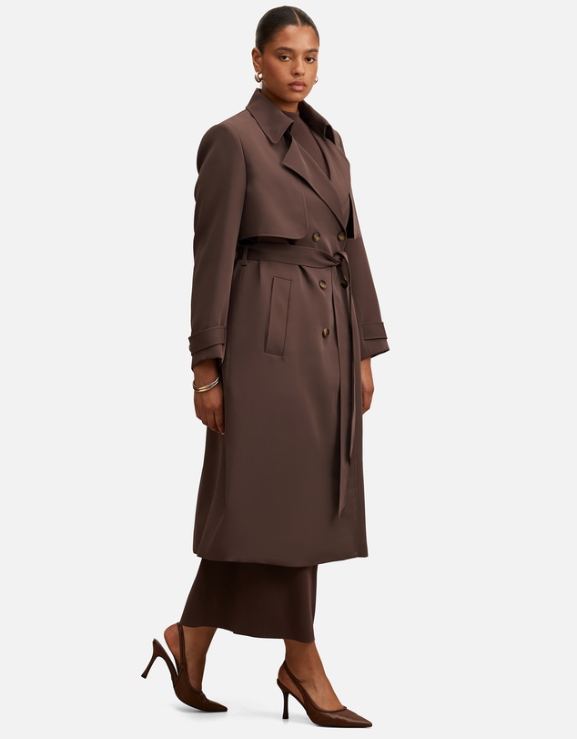 Forever New Curve - Delilah Curve Soft Trench Coat
