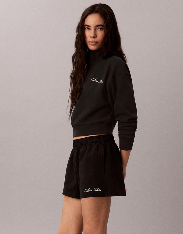 Calvin Klein - Logo Cotton Jersey Heavy Jersey Shorts