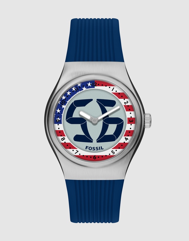 Fossil - Archival Big Tic Blue Analogue-Digital Watch