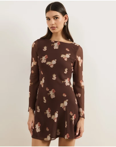 Atmos&Here - Junie Long Sleeve Mini Dress