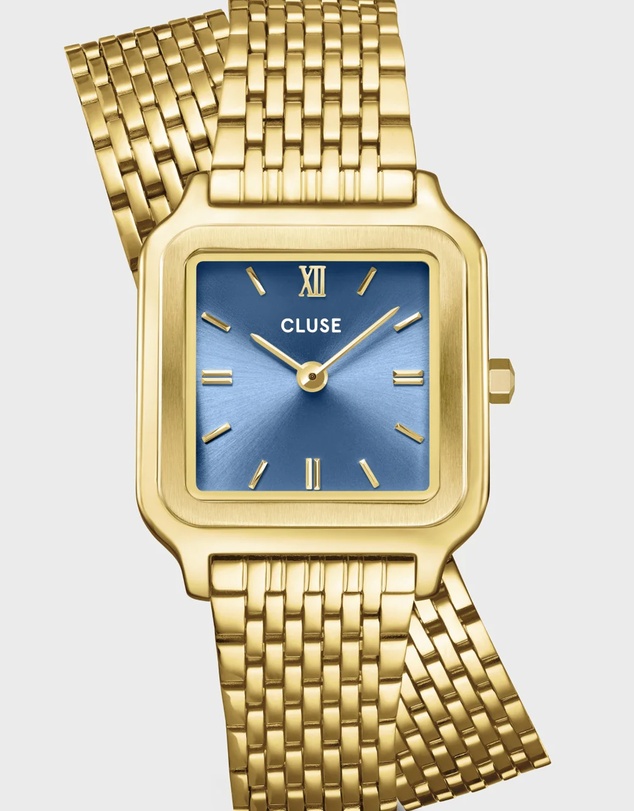 Cluse - Gracieuse Petite Double Steel Kyanite Blue/Gold