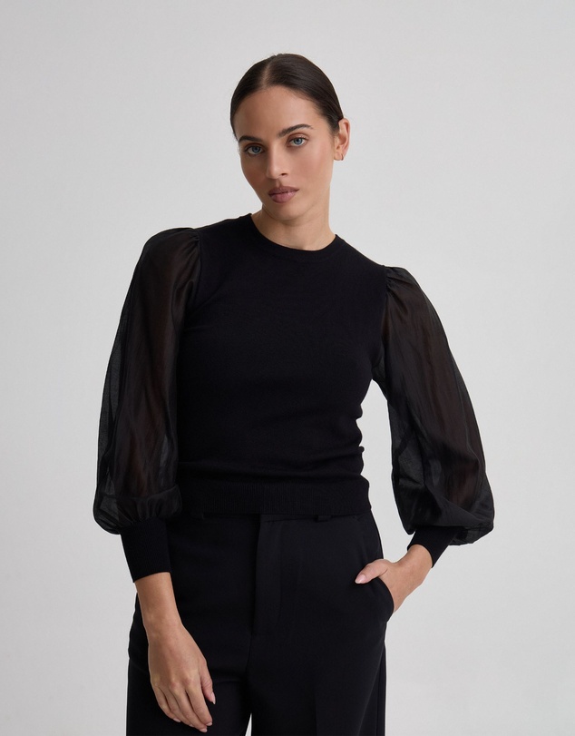Oxford - Alice Contrast Sleeve Knit