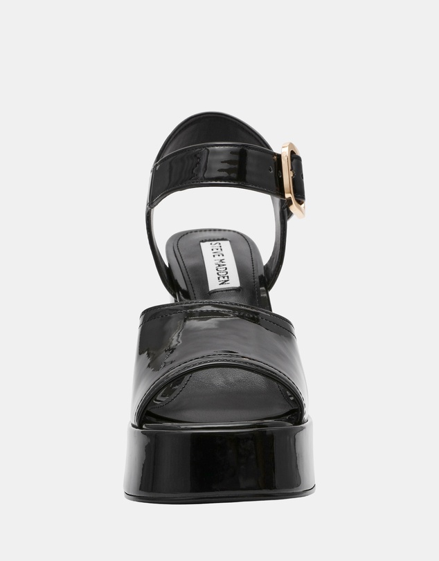 Steve Madden - Soho Black Patent Heels