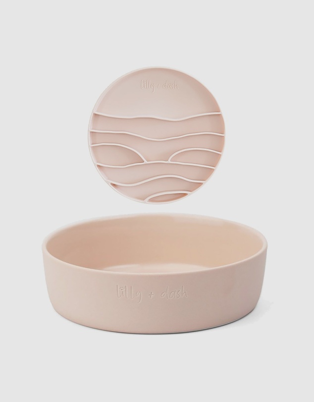 Lilly + Dash - Dog Food Water Bowl & Insert Combo