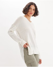 Amelius - Davina Contrast Knit Top