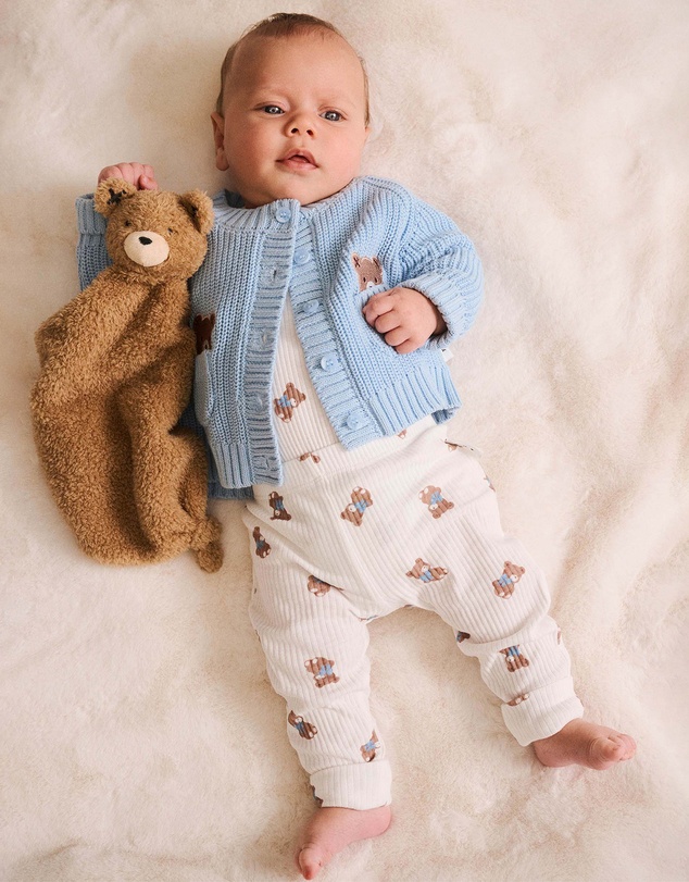 Huxbaby - Fisherman Cardigan - Babies