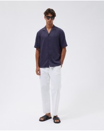 AERE - Saltair Linen Blend Shirt
