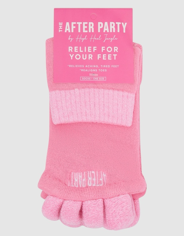 High Heel Jungle - The After Party Foot Relief Socks - Pink