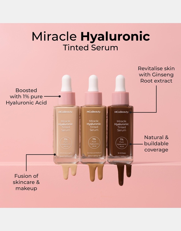 MCoBeauty - Miracle Hyaluronic Tinted Serum - 3-4 (Light Medium)