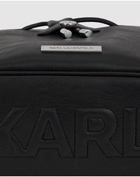 Karl Lagerfeld - Ikon Smooth Small Flap Backpack