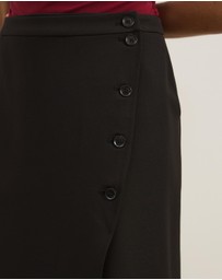 Atmos&Here - Sorelle Split Detail Midi Skirt
