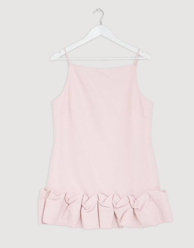 Revibe - Repaired Shona Joy Otis Bubble Hem Mini Dress - AU 12