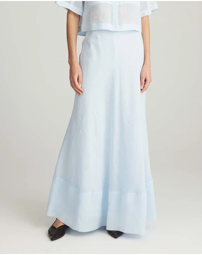 Mattir - Aire Circle Skirt Ice Blue