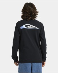 Quiksilver - Boys Long Sleeve Warp Drive T-Shirt