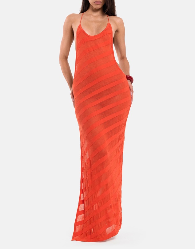 Jaded London - Noir Knit Maxi Dress