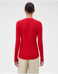 Oroton - Ribbed Cardigan
