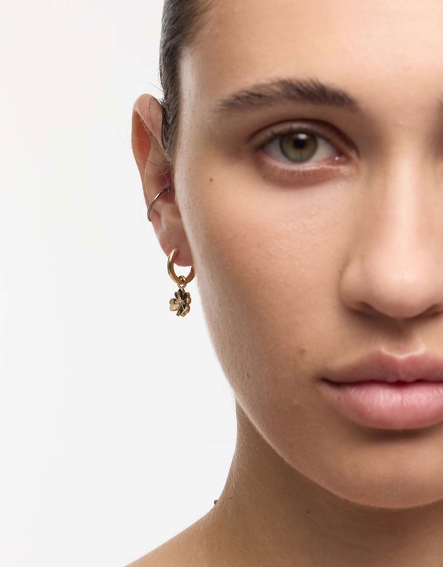 Meadowlark - Lucky Clover Charm Earrings