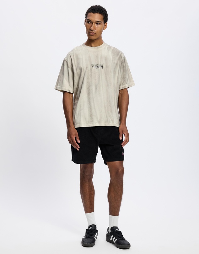 Thrills - Cut Shattered Box Fit Oversized Cropped Tee