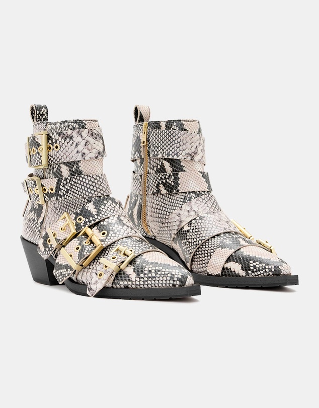 AllSaints - Jane Multi Buckle Boots - Women's