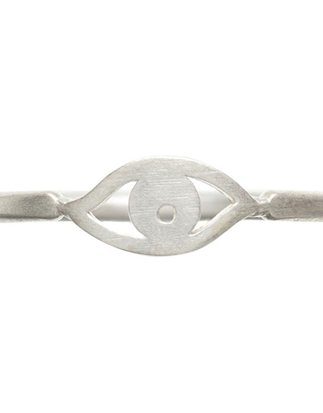 Dogeared - Charmed Sterling Silver Eye Ring