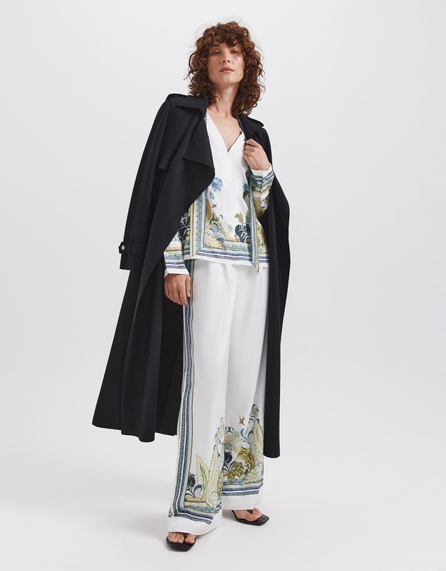 SABA - Liora Tie Neck Blouse