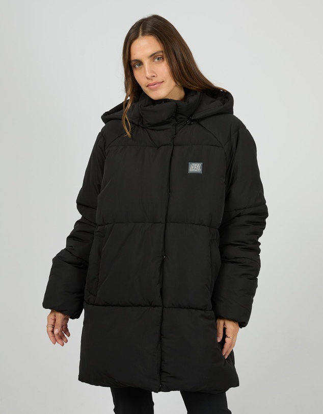 All About Eve - Elevate Long Puffer Jacket Black