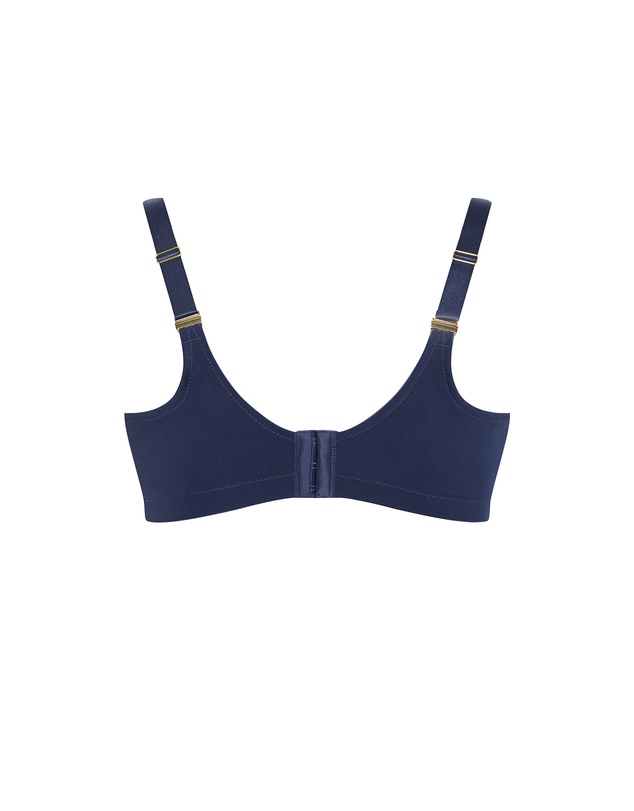 City Chic - Plus size Luxe Microfibre Wireless Bra - navy
