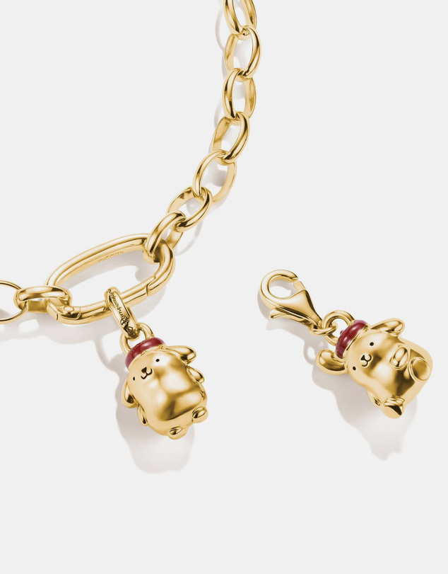 THOMAS SABO - Hello Kitty Pompompurin Charm, Gold-Plated
