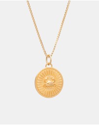 Rachel Jackson - Zodiac Art Coin Necklace Cancer