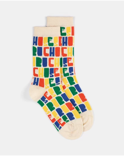 Bobo Choses - Bobo Choses Color All Over Long Socks - Kids-Teens