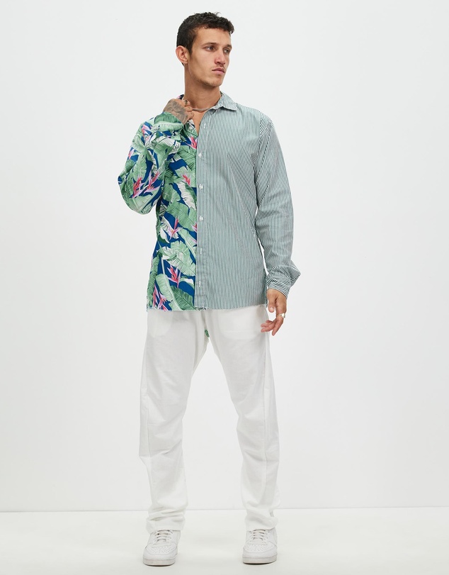 Surrounded By Ghosts - The Vanadium Linen Drawstring Pants