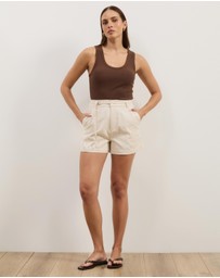Atmos&Here - Ginny Cotton Twill Shorts