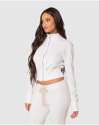 EDIKTED - Alexia Zip Up Sweatshirt