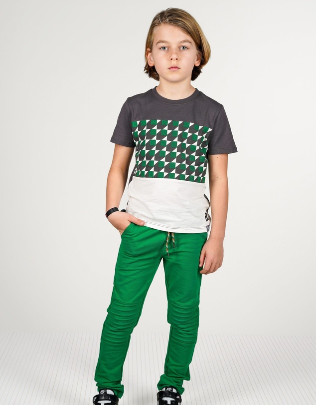 B.Nosy - Tyler Organic Colourblock T-Shirt - Kids-Teens
