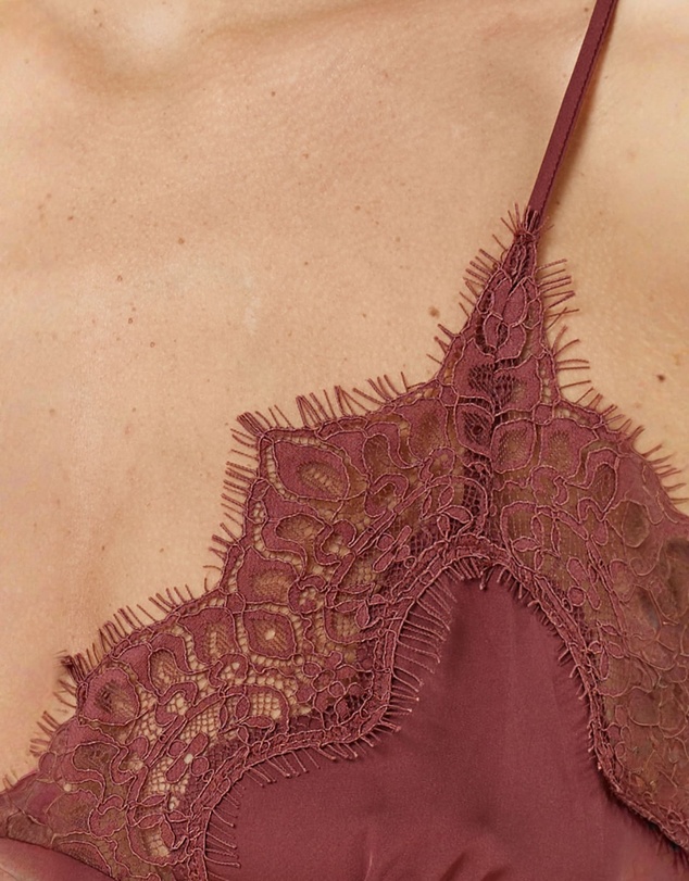 Gingerlilly - Heather Silky Satin Cami and Short Set