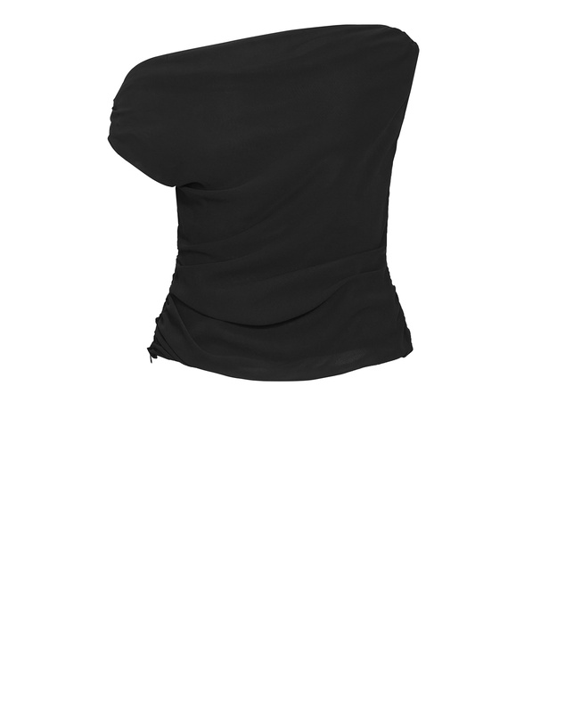 City Chic - Plus size Stassi Off Shoulder Top - black